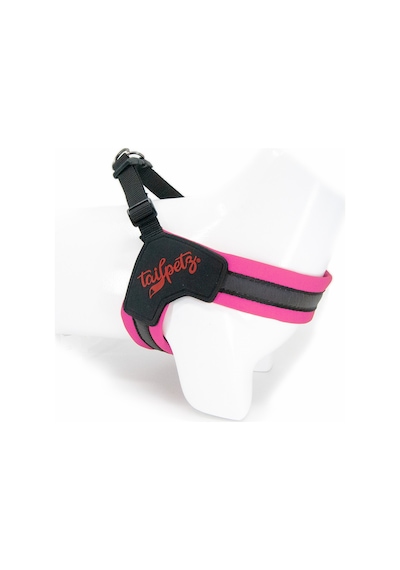 V-Tipi Köpek Göğüs Tasması | Yumuşak ve Dayanıklı, Konforlu Neon Pembe S
