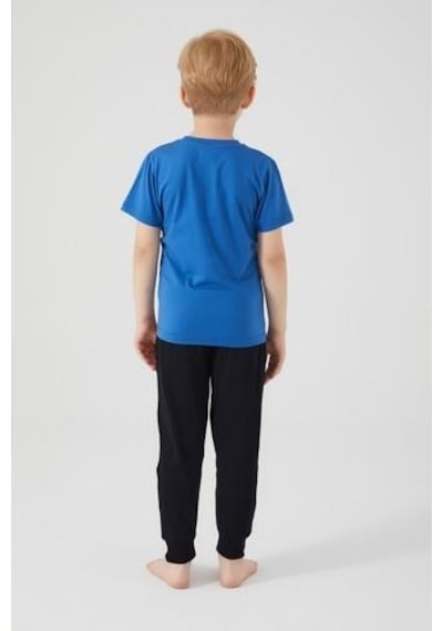 Yasin Tekstil Beyond  Amazing D4754-3 Çocuk  Cobalt Pijama