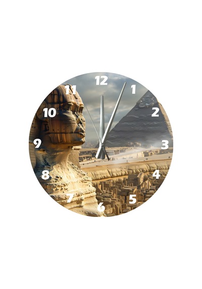 Ti-play Giza 30x30cm Akrilik Dekoratif Modern Duvar Saati ÇOk Renkli
