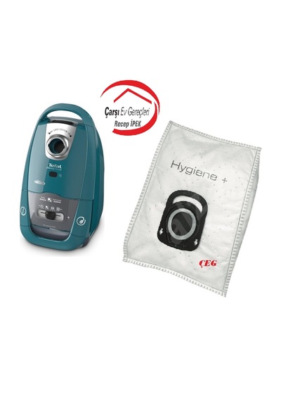 Tefal Silence Force Cyclonic 5 Tw7752 Ea 450 W Toz Torbası Çarşı Ev Gereçleri