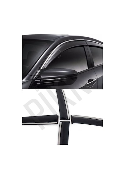 Volkswagen Passat B6 2005-2011 Kromlu Cam Rüzgarlığı 4'lü Set A+ Plus