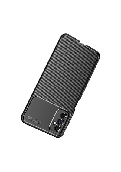 Samsung Galaxy Uyumlu M52 Kilif Lens Karbon Tasarim Negro Silikon Kapak 484823350