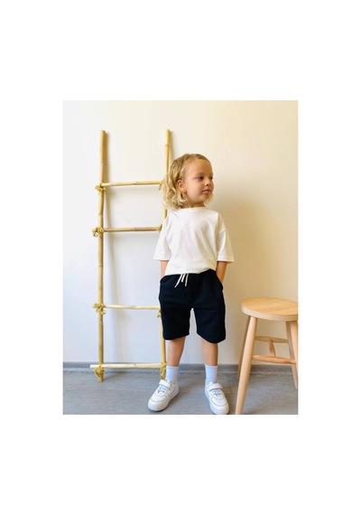 Genel Markalar Luniva Butik Unisex Çocuk Beyaz Basic Tişört Siyah Waffle Şort Takımı Yazlık 2'li Takım Beyaz Genel Markalar Luniva Butik Unisex Çocuk Beyaz Basic Tişört Siyah Waffle Şort Takımı Yazlık 2'li Takım Beyaz