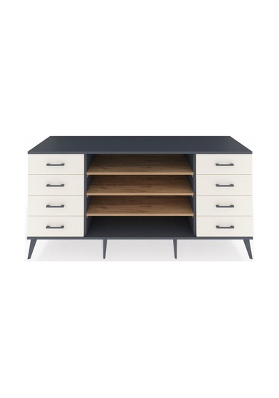 Kronos Konsol 3 Raflı 8 Çekmeceli 176x59x83 Antrasit-çam/aytaşı Çam/aytaşı Kronos Konsol 3 Raflı 8 Çekmeceli 176x59x83 Antrasit-çam/aytaşı Çam/aytaşı