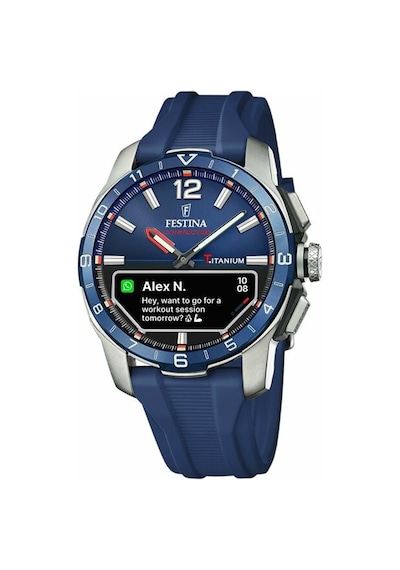 Festına F23000/1 Connected D Blue Erkek Kol Saati Gri - Lacivert