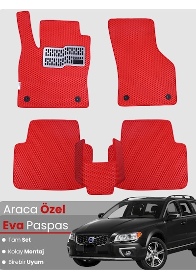 Volvo Xc70 2007-2016 Uyumlu Eva Paspas Tam Set Oto Paspas,araca Özel,tam Koruma,kolay Montaj 172