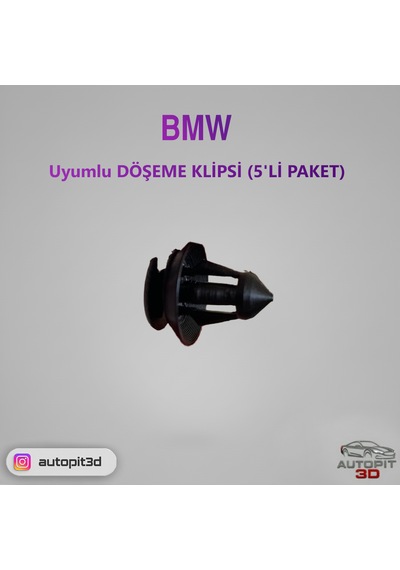 Bmw Döşeme Klipsi 5'li Paket 51418224768 Muadili