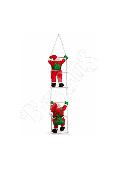 Yılbaşı Tırmanan Noel Baba 125 Cm 2li