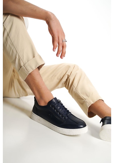 Mubiano Hakiki Deri 4500-lcv Lacivert Erkek Spor Ayakkabı & Sneaker Lacivert