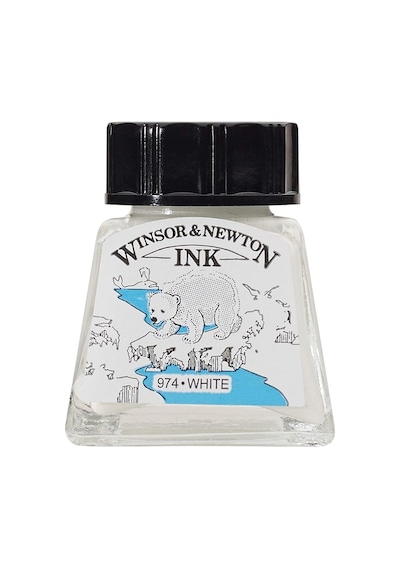 Winsor&Newton Çizim Mürekkebi 14 Ml. Whıte 702 1005702
