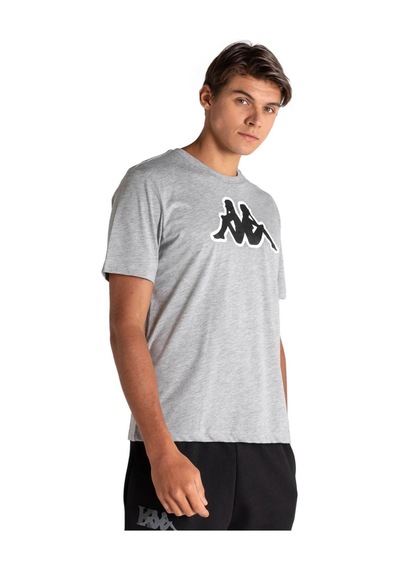 Kappa Logo Zobi Tk Gri Erkek Kısa Kol T-Shirt - 555984412 Gri