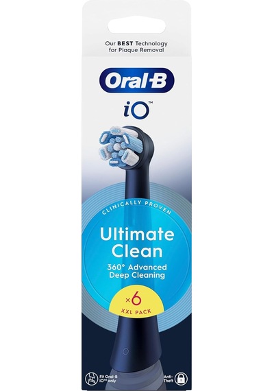 Oral-b Io Ultimate Clean Siyah Diş Fırçası Yedek Başlığı 6 Adet