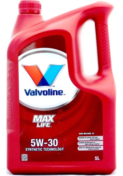 Valvoline Maxlıfe C3 5W-30 5 L