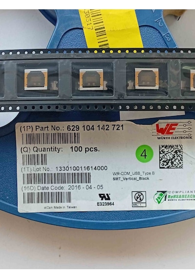 Usb Type B Smd Konnektör 23 Adet