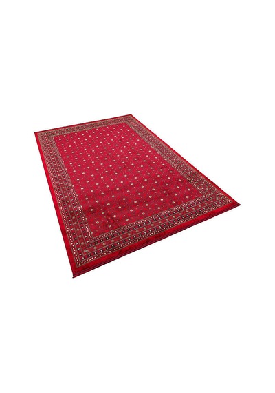 Afgan Halısı Bilicik Etnik Khall Otantik Desen Viskon Kırmızı Halı Bc02 Bordo