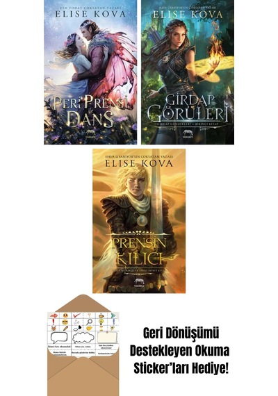 Peri Prensi İle Dans + Girdap Görüleri Girdap Günlükleri Birinci Kitap + Prensin Kılıcı Altın Muhafızlar Serisi 2
