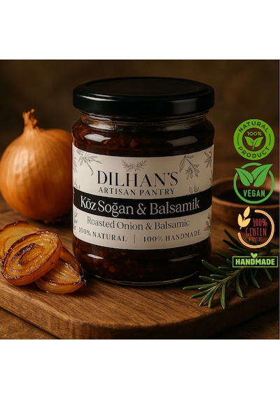 Dilhan's Artisan Pantry Közlenmiş Soğan Balsamik Sos 300 ML