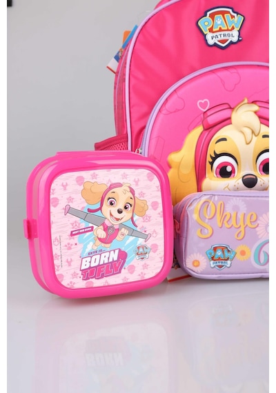 Yeni Sezon Lisanslı Paw Patrol Okulda Macera Koleksiyonu Okul Çantası,kalem Çantası,matara Ve Beslenme Kabı Okul Seti Altın