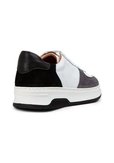 Deery Hakiki Deri Gri Erkek Sneaker Ayakkabı - 01965Mgrıe01 Gri