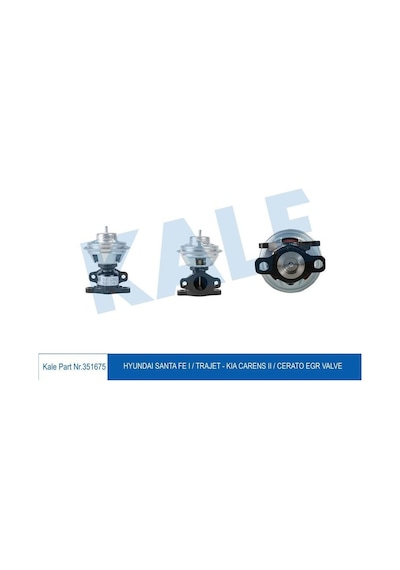 KALE 351675 EGR VALFI ACCENT 03-05 GETZ 03-05 SANTAFE 00-05 CERAT
