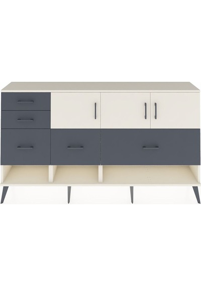 Arges Konsol 3 Raflı 5 Çekmeceli 3 Kapaklı 176x30x99 Aytaşı-aytaşı/antrasit Aytası/antrasıt - Aytası Arges Konsol 3 Raflı 5 Çekmeceli 3 Kapaklı 176x30x99 Aytaşı-aytaşı/antrasit Aytası/antrasıt - Aytası