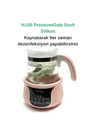 Bebek Diş Kaşıyıcı Silikon Premium Gıda Sınıfı Çok Renkli