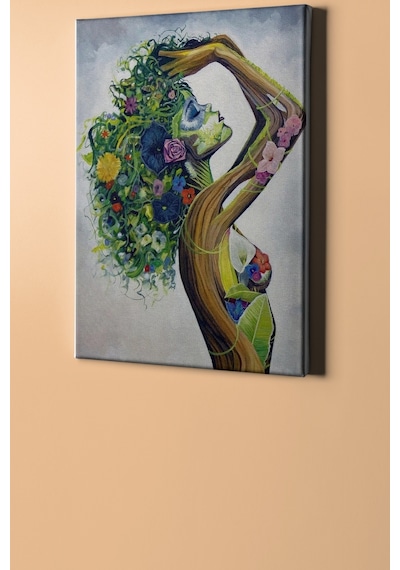 Webstyle Sayılarla Boyama Seti Çerçeveli Kasnaklı Doğa Ana 2 60x75 Cm