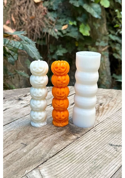 Rufus Concept Kabak Totem Tekli Mum Kalıbı Silikon
