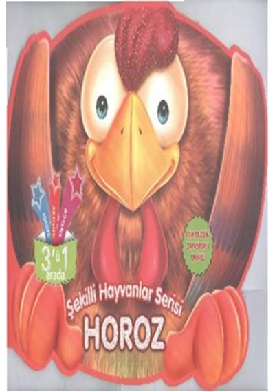 Şekilli Hayvanlar Serisi - Horoz- Parıltı Yayınları
