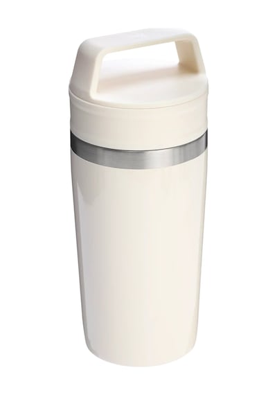 Stanley The Café-to-go Travel Mug Seyahat Bardağı 0.35 L 12 Oz - Cream Gloss Çok Renkli