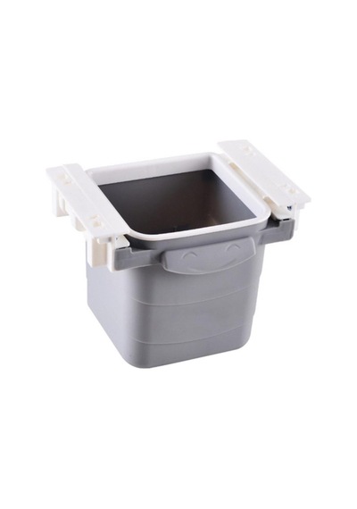 Mini Masa Çöp Kovası Plastik Tezgah Altı Geri Çekilebilir Yapışkanlı Görünmez Bölme Pratik Adet Fiyatıdır