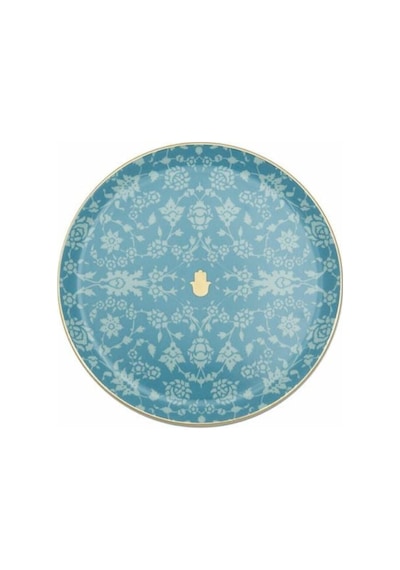 Porland Glamorous Turkuaz Düz Tabak 24cm 04ap021554
