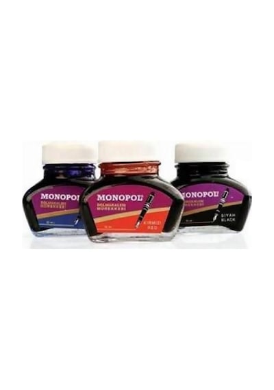 Okiofis Monopol Dolmakalem Yazı Mürekkebi 30 Ml. Siyah