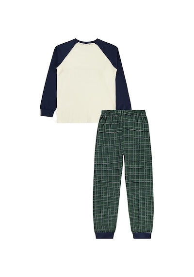 Civil Boys Mode Baskılı 10-13 Yaş Pijama Takımı - Lacivert