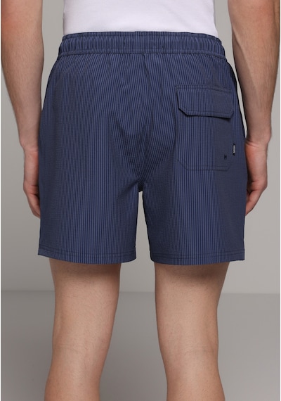 Colin's Colins Slim Fit Çizgili Erkek Mavi Deniz Şortu Cl1079394 Q1.v1 Blı İndigo
