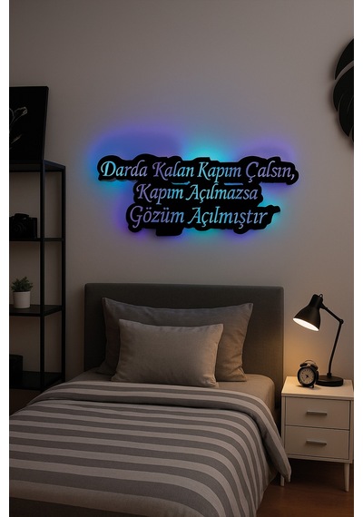 Led Işıklı Kişiye Özel Yazılar Dekoratif Tablo Duvar Dekorlu Gece Lambası Çok Renkli - 787184651 Çok Renkli Led Işıklı Kişiye Özel Yazılar Dekoratif Tablo Duvar Dekorlu Gece Lambası Çok Renkli - 787184651 Çok Renkli
