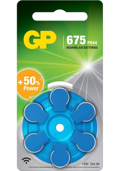 GP ZA675 PR44 1.4V Cihaz Pili 6'lı