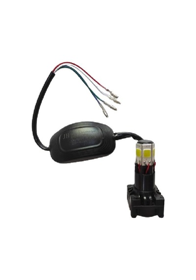 Kuba Black Cat Cross Motosiklet Led Xenon Far Beyaz Çakar