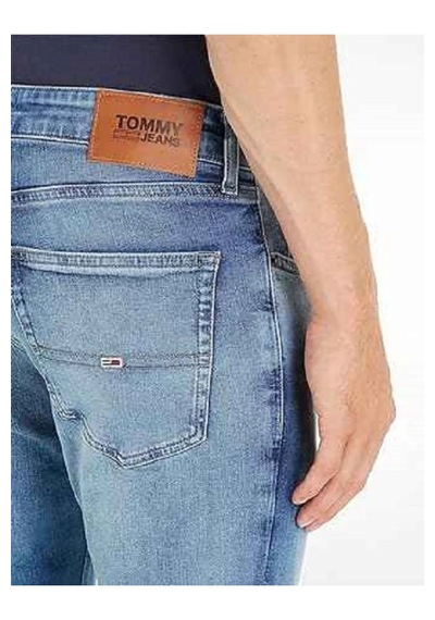 Tommy Hilfiger Erkek Denim Jeans Yazlık Kot Pantolon Açık Mavi