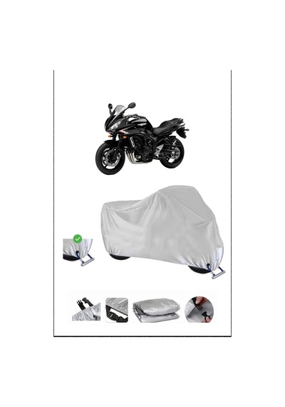 Yamaha Fz6fazerabs Kilit Uyumlu Su Geçirmez Dayanıklı Motosiklet Brandası-gri