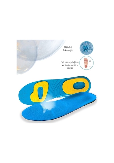 Gel Comfort  GC16 Yumuşak Jel, Ince, Rahat, Konfor, Ayakkabı Tabanlığı