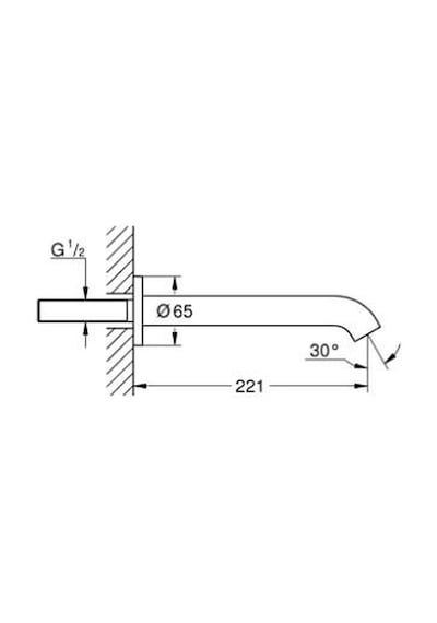Grohe Essence Banyo Bataryası - 13449En1 Krom