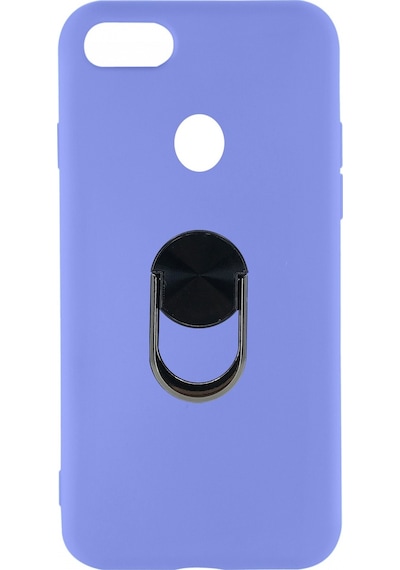 Nettech Oppo A5s Uyumlu Leather Ring Nano Arka Koruma Kılıf