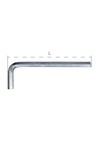 204 Uzun Allen Anahtar 22mm