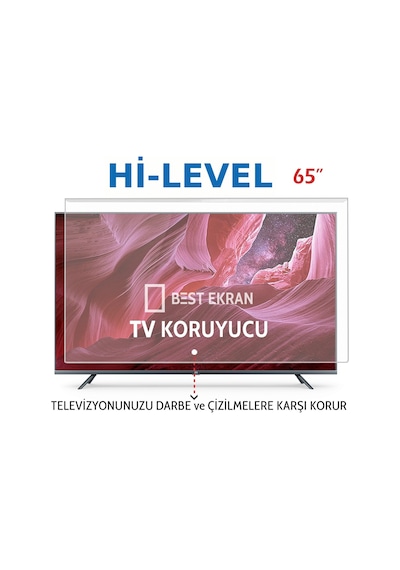 Hi-level Hl65qmn252sc-s Tv Ekran Koruyucu - Hi Level 65" İnç 164 Cm Frameless Uhd Qled Webos Tv