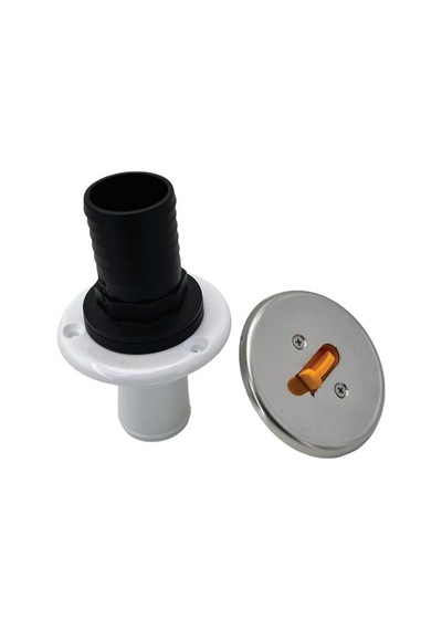 Sealux Marine Pis Su Çıkış Kapağı 38mm Krom