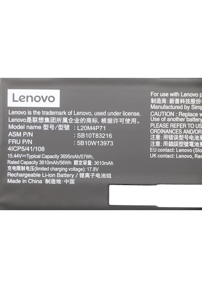 Lenovo 5b11m90058,5b10w13975,l20m4p71 Notebook/laptop Batarya-pil Lenovo 5b11m90058,5b10w13975,l20m4p71 Notebook/laptop Batarya-pil
