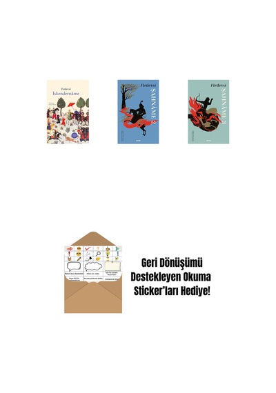 İskendernâme Ciltli + Şahnâme 2 Ciltli + Şahnâme 3 + Okuma Sticker'ları