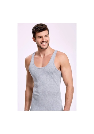 İlke İç Giyim Gri Sporcu Atlet 001 Gri S