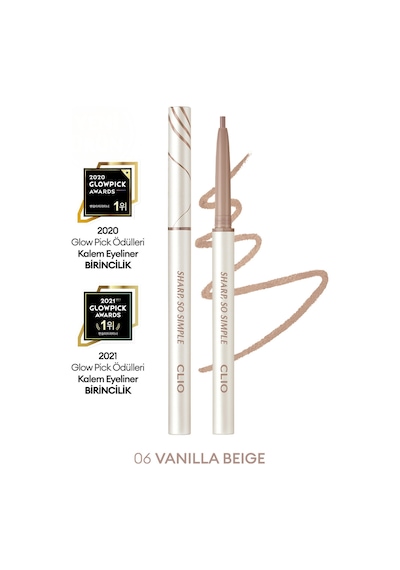Clio Sharp So Simple Waterproof Pencil Liner 006 Vanilla Beige